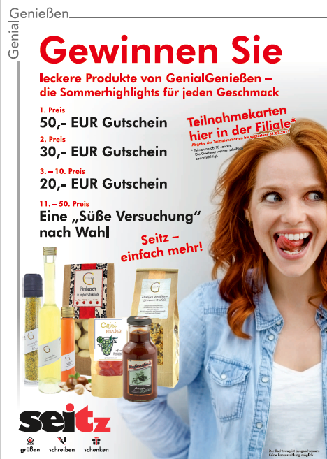 Gewinnspiel Genial Geniessen